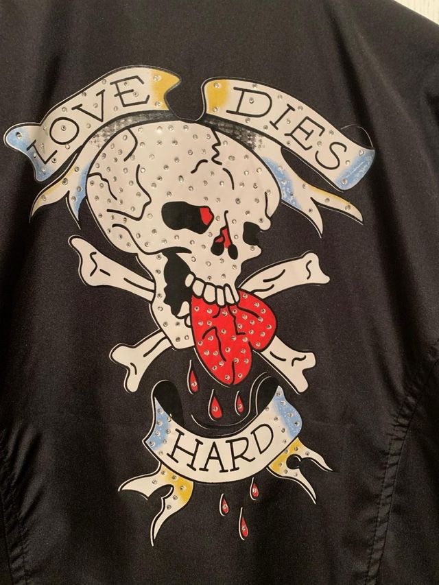 Giacca Ed Hardy Nera Donna Tg XL