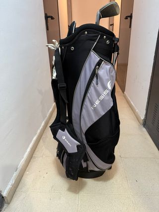 Bolsa de Golf Inesis Negra y Morada
