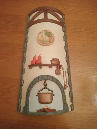 Teja Decorativa Pared Hogar