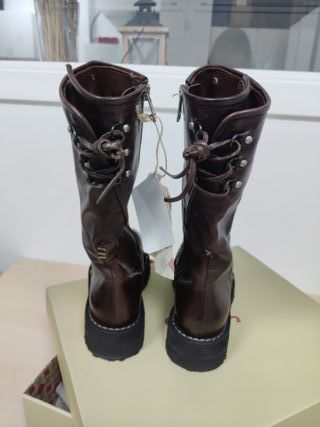 Botas AS 98 marrones tachuelas nº38