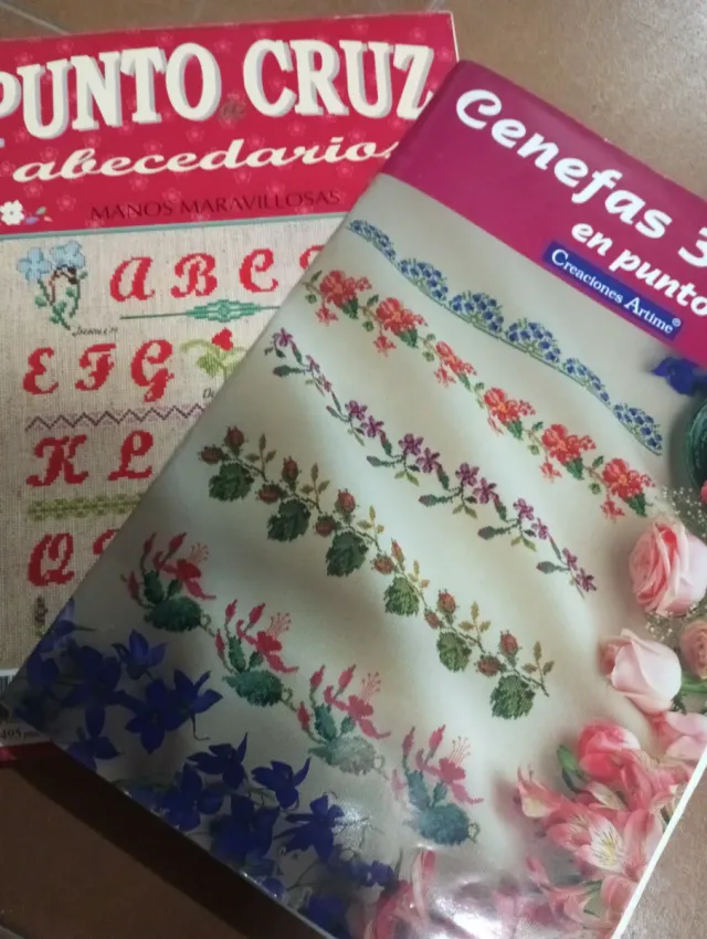 Abecedarios y Cenefas punto de cruz 
