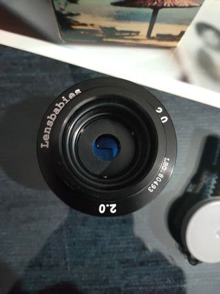 Objetivo Lensbaby 2.0 para Nikon + filtro UV.