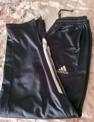 Chándal Adidas unisex Beige y Gris