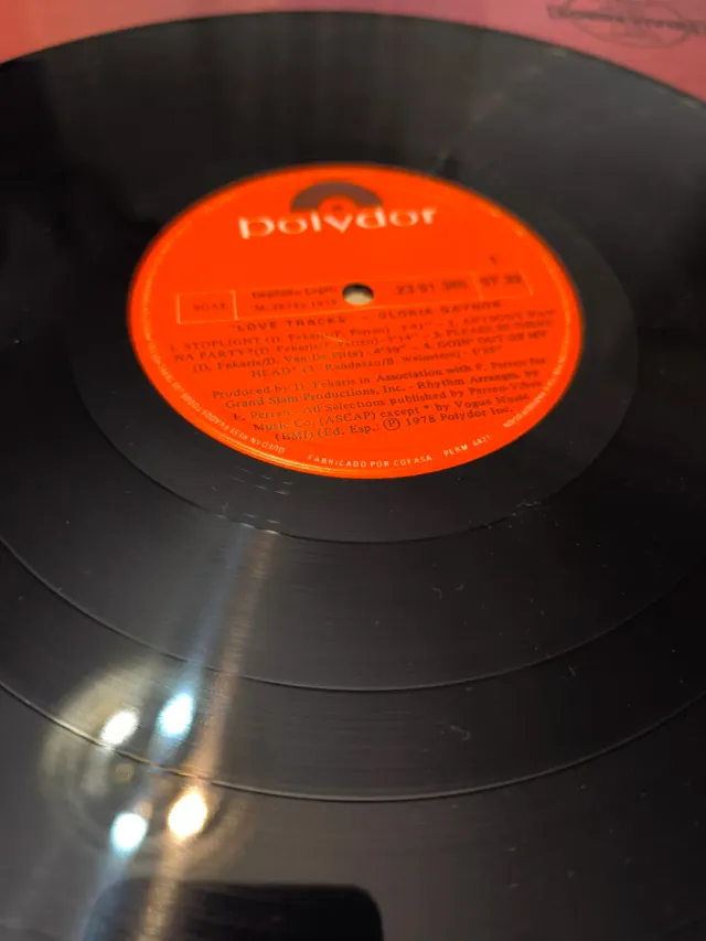 LP Gloria Gaynor LOVE TRACKS R&B Soul