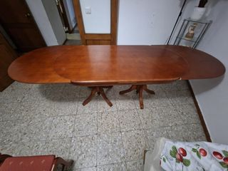 Mesa de comedor extensible madera