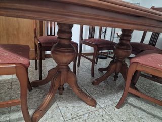 Mesa de comedor extensible madera