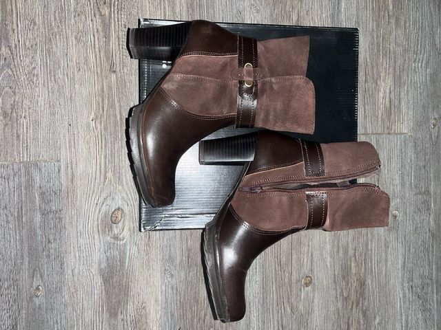 Botas bajas mujer marrones