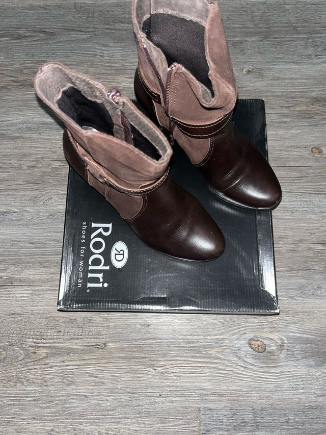 Botas bajas mujer marrones