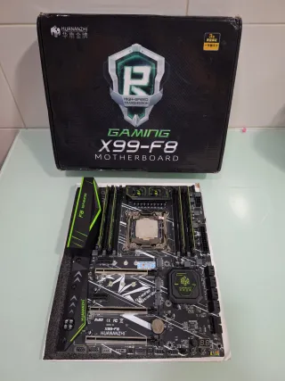 Placa Base Huananzhi X99-F8 Gaming + 2673v3 + 16gb