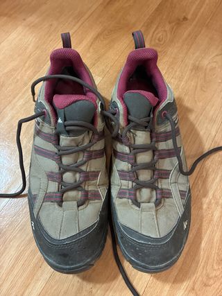 Zapatillas Trekking Talla 38 Beige/Morado