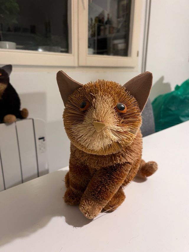 3 Gatos Decorativos de Tela