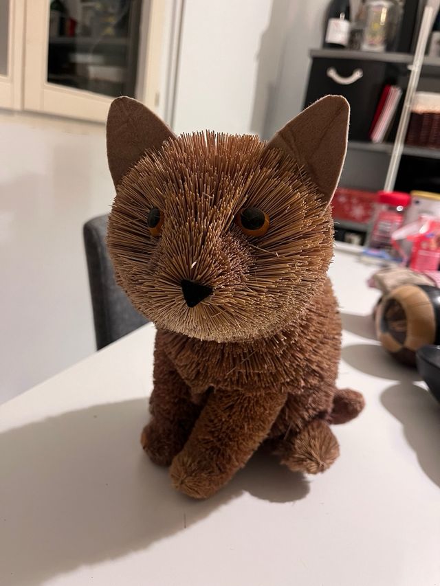 3 Gatos Decorativos de Tela