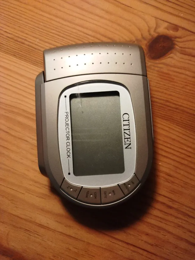 Despertador Digital Proyector Citizen Gris/dorado