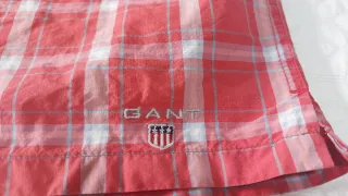 Bañador Gant Cuadros Rojo