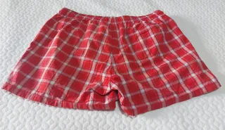 Bañador Gant Cuadros Rojo