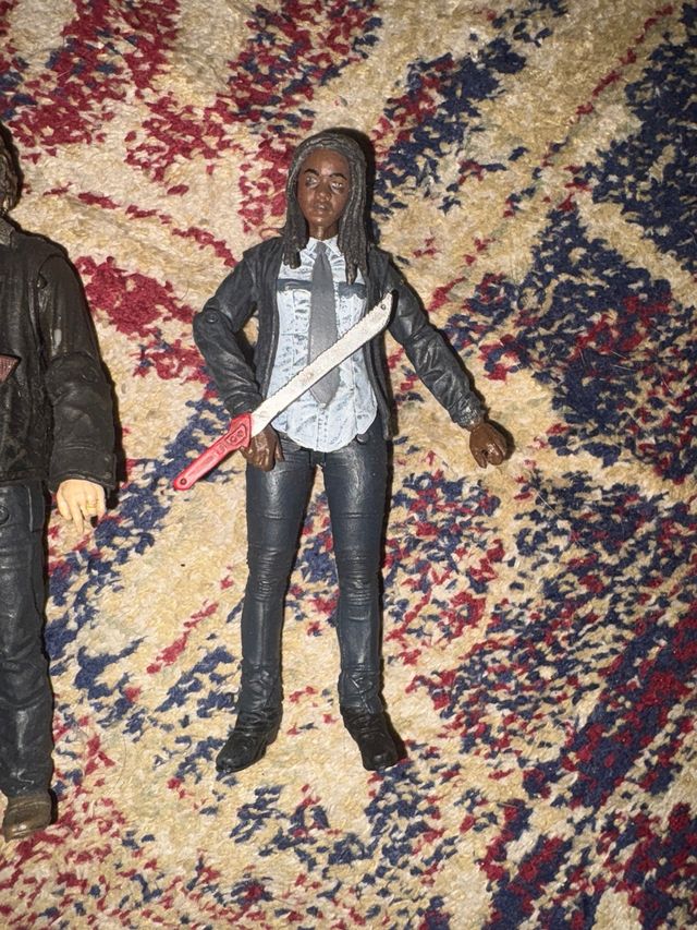 Figuras de acción Rick y Michonne