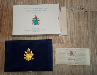 #1750-VATICANO, Due monete 10.000 Lire 1999