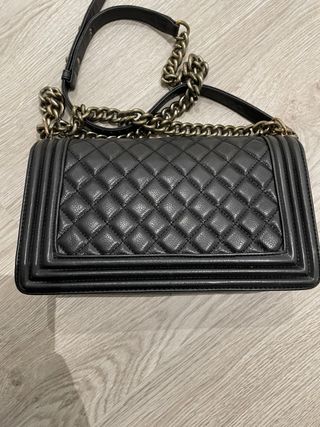 Bolso Chanel Negro Piel Matelassé