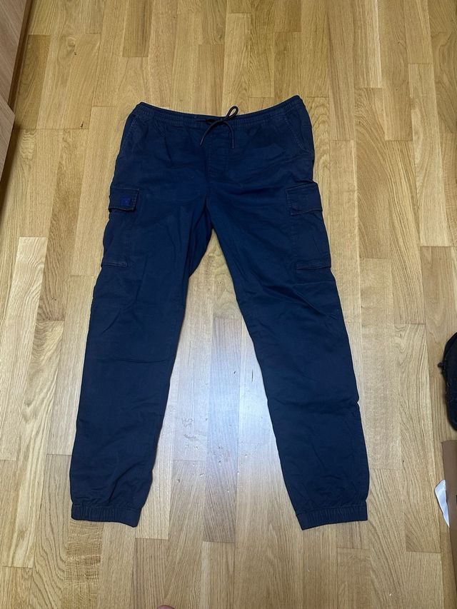 Pantalones Cargo Alvaro Moreno Talla 44 Azul