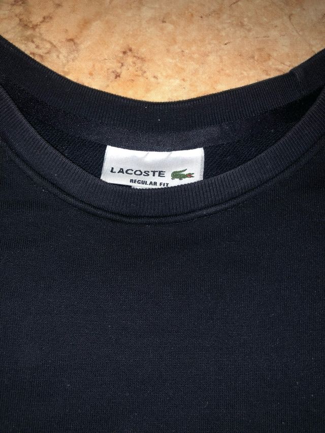 Sudadera Lacoste Negra