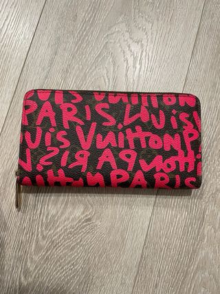 Monedero Louis Vuitton Graffiti Rosa