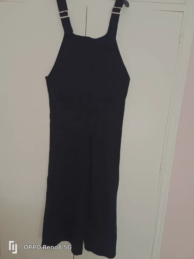 Mono pantalón lana negro