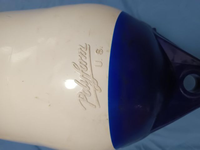 Boya Polyform U.S. Serie F6 Azul/Blanco, sin usar