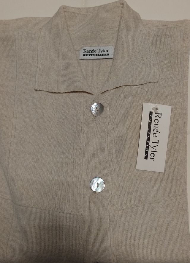 MAGLIA DA DONNA IN LANA MERINOS PANNA