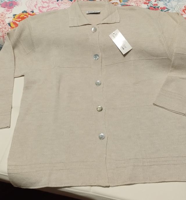 MAGLIA DA DONNA IN LANA MERINOS PANNA