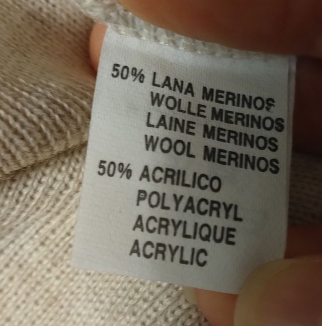 MAGLIA DA DONNA IN LANA MERINOS PANNA