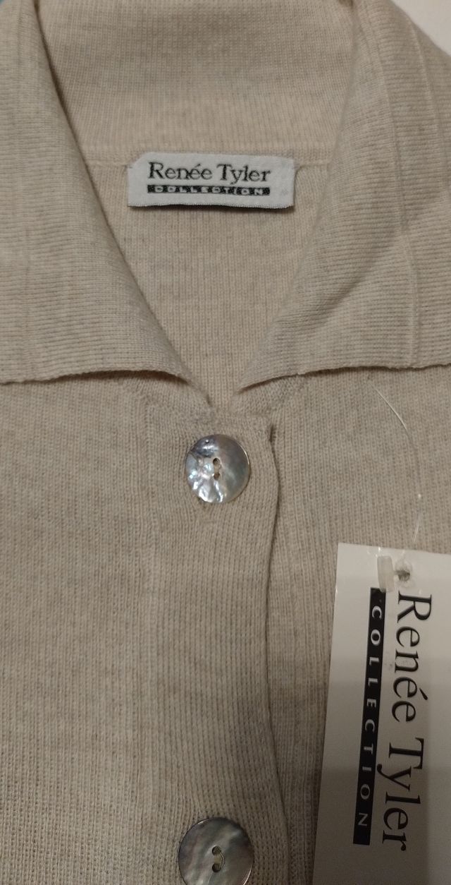 MAGLIA DA DONNA IN LANA MERINOS PANNA