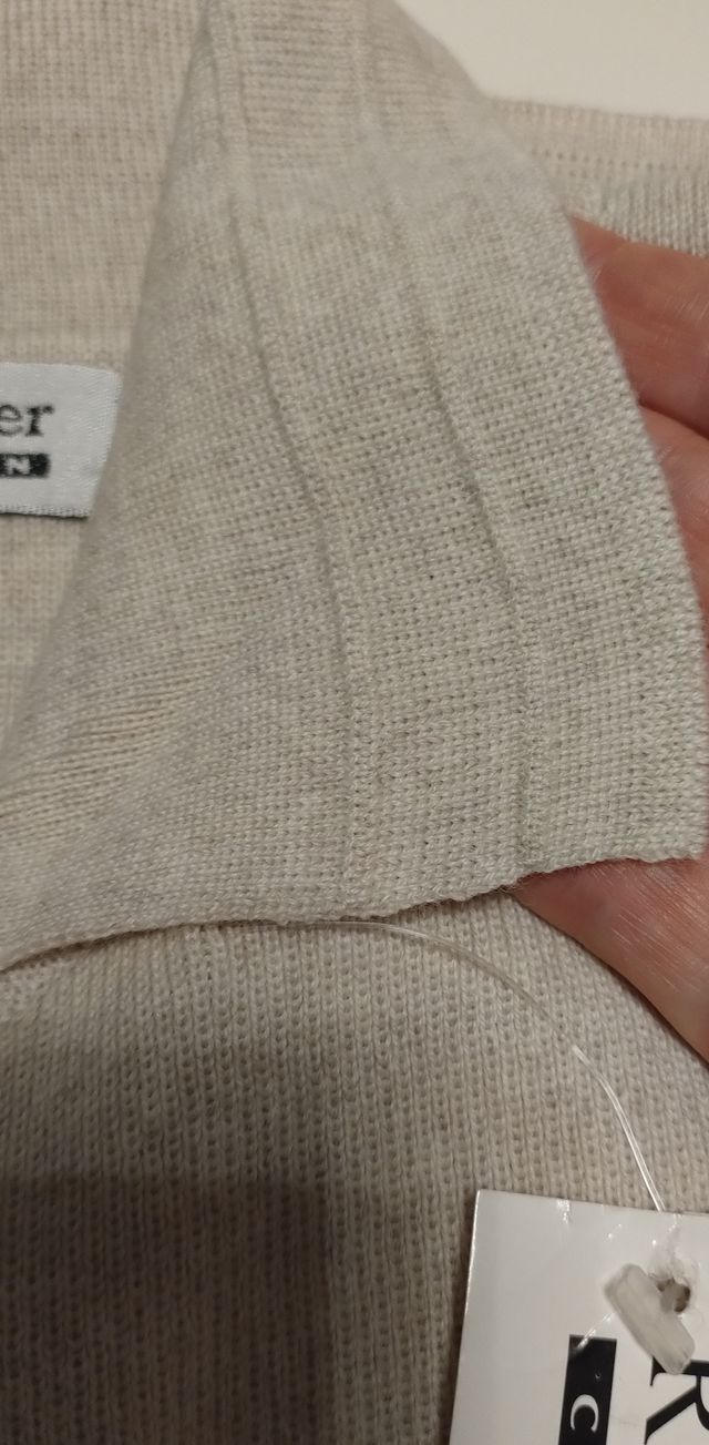 MAGLIA DA DONNA IN LANA MERINOS PANNA