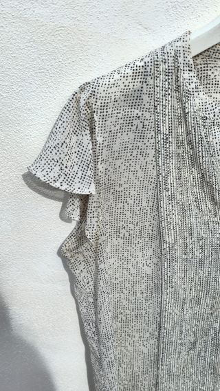 Camisa H&M Beige y Gris