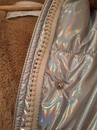 Cazadora anorak metalizada calentita