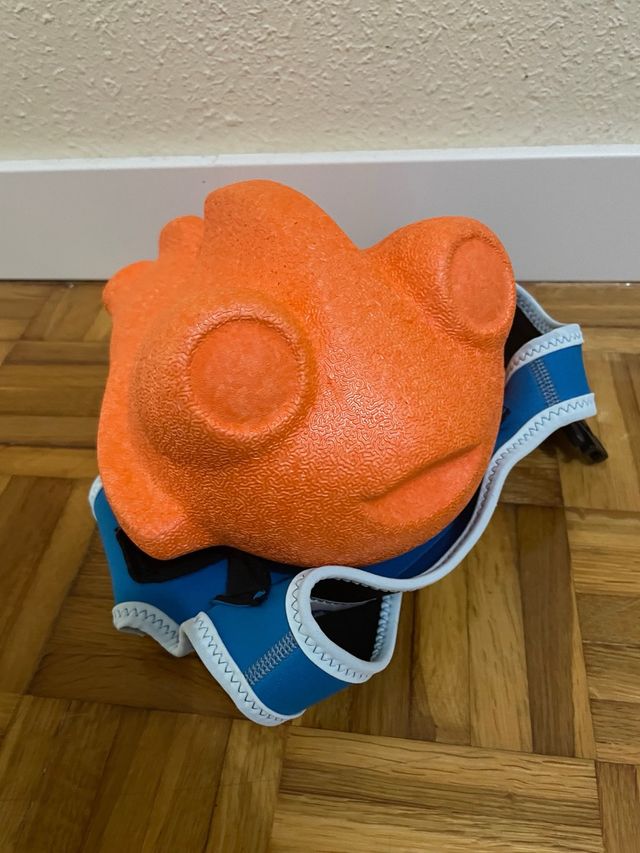 Flotador bebé niño naranja Fibby