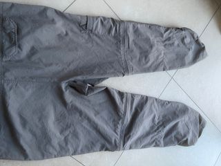 Pantaloni trekking 2 in 1 grigi