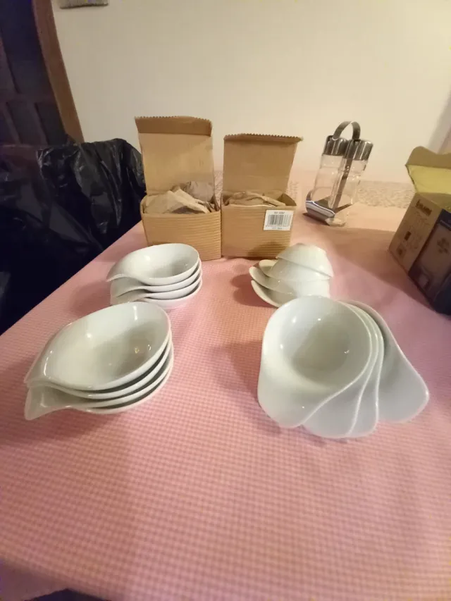 Cuencos para aperitivos/salsas de porcelana