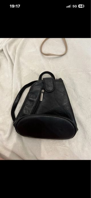 Bolso mochila negra