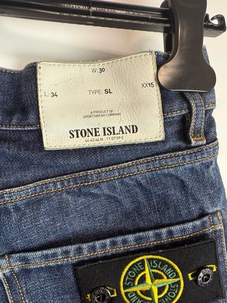Blue Stone Island vintage jeans