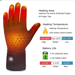 Guantes Calefactados Táctiles