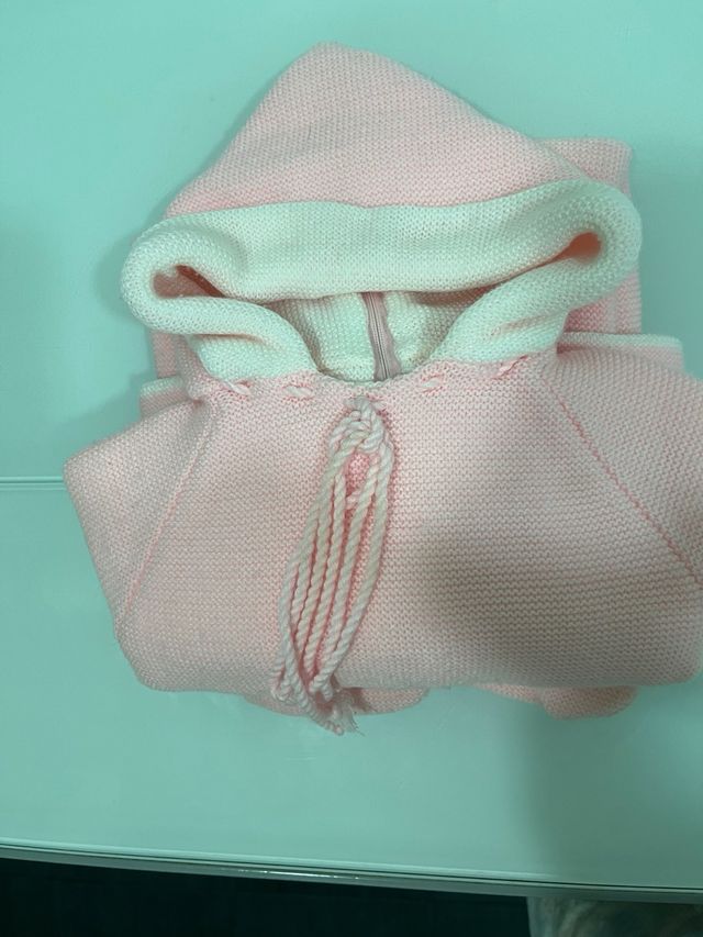 Conjunto rosa jersey capucha y pantalón