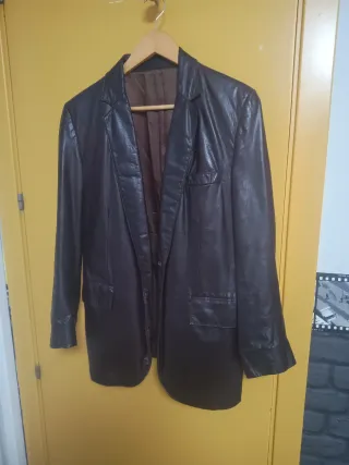 Chaqueta de piel auténtica
