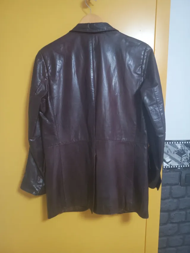 Chaqueta de piel auténtica