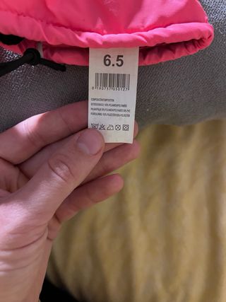 Guantes de esquí Boriken niña rosa/morado