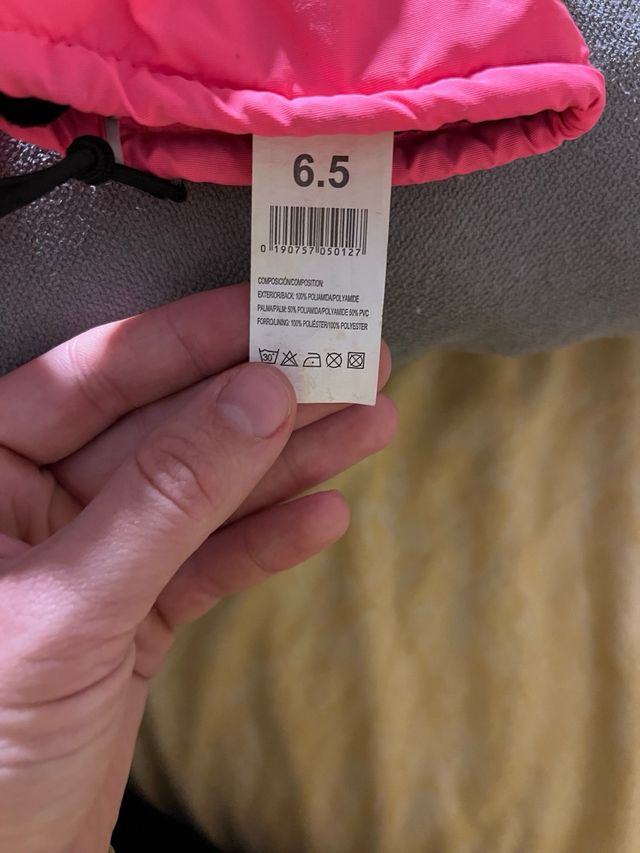 Guantes de esquí Boriken niña rosa/morado