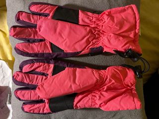 Guantes de esquí Boriken niña rosa/morado