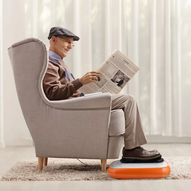 Ejercitador de piernas pasivo con mando