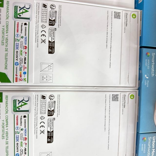 iPhone 17 Pro Max Naranja 1TB+Regalo RelojNuevo