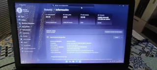 Portátil Toshiba Windows 11 Negro