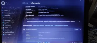 Portátil Toshiba Windows 11 Negro